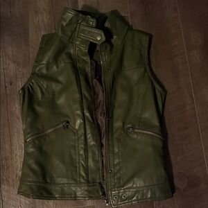 Paper Tee Dark Green Women's Vest